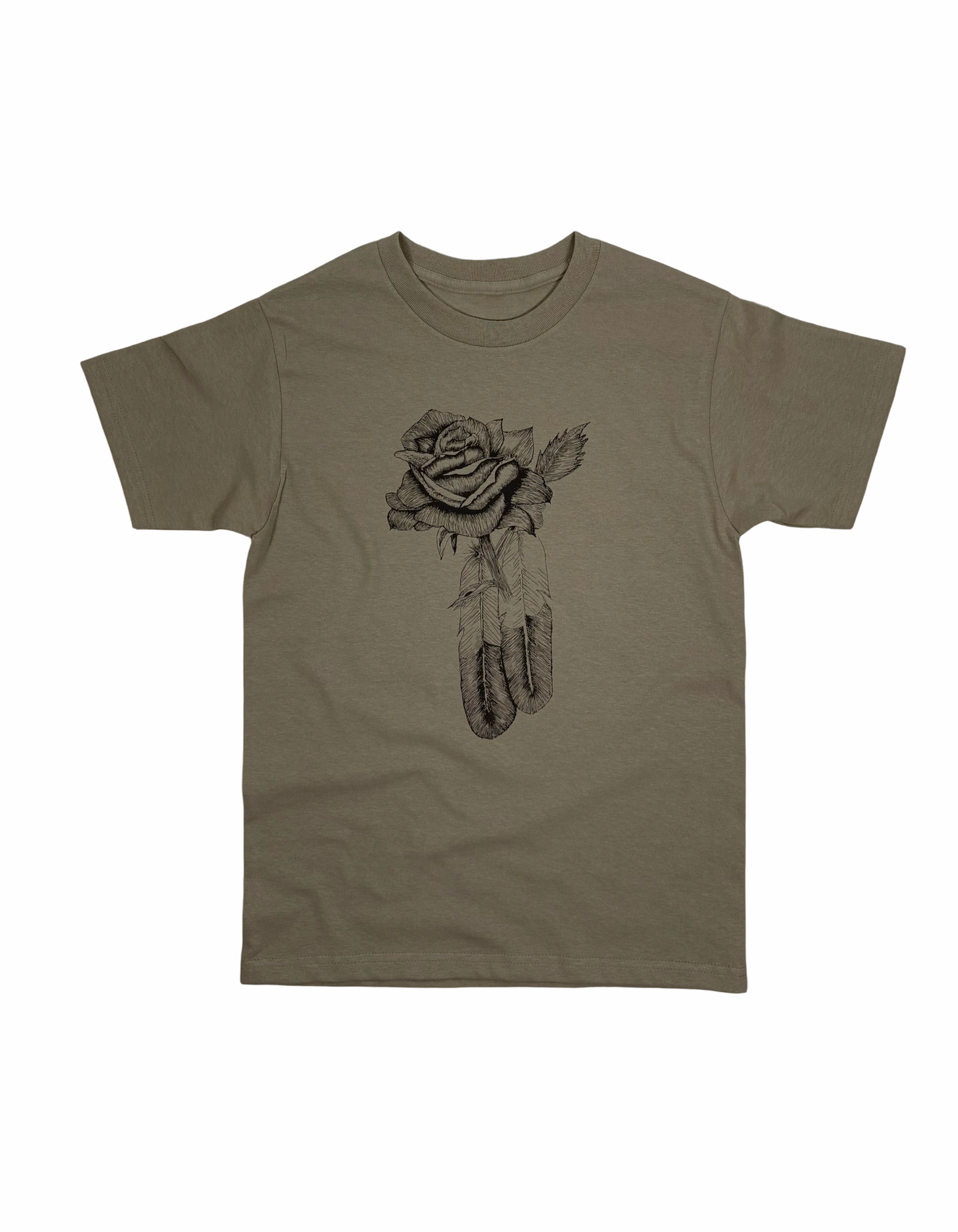 Rose 2feathers Tee